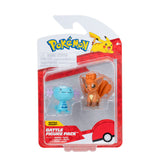 POKEMON BATTLE FIGURE WOOPER AND VULPIX