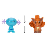 POKEMON BATTLE FIGURE WOOPER AND VULPIX