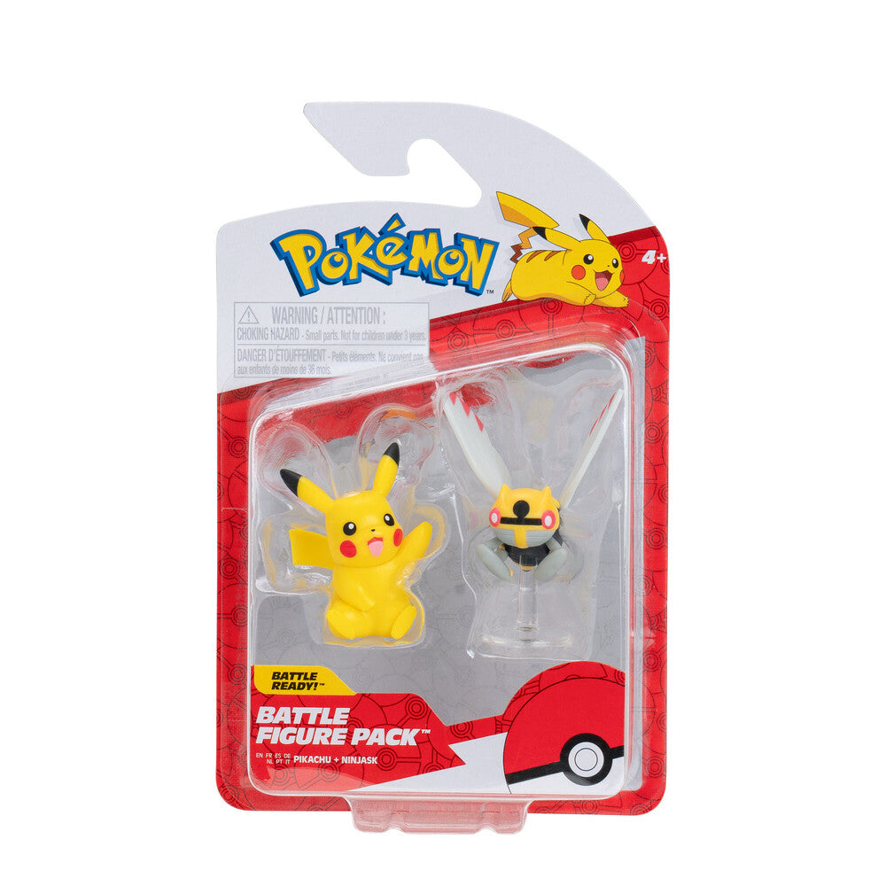POKEMON BATTLE FIGURE NINJASK AND PIKACHU