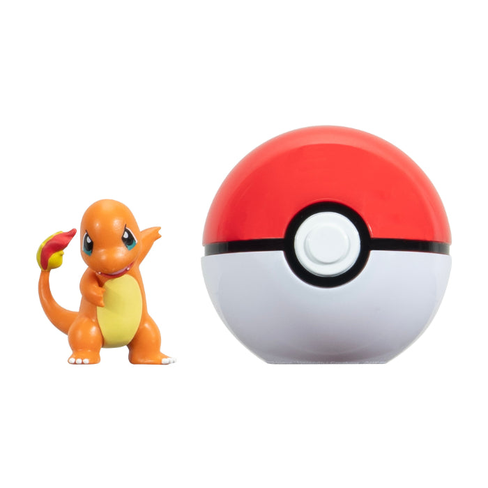 Pokemon clip n go Charmander with poke ball