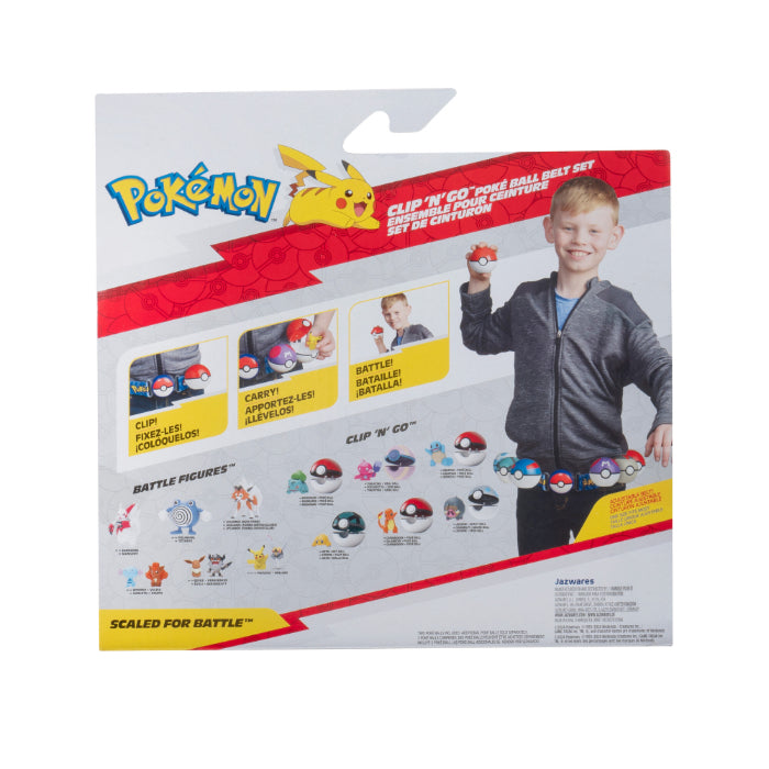 POKEMON CLIP N GO BELT SET QUAXLY