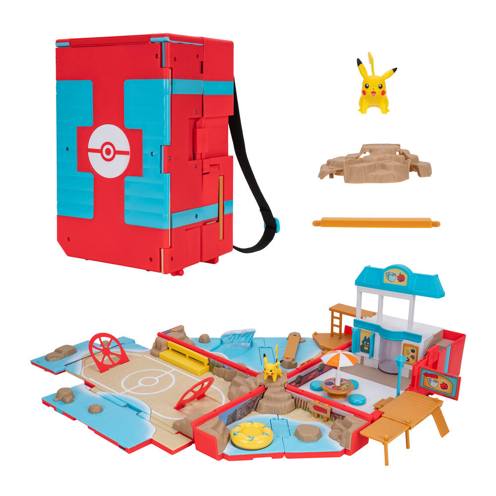 POKEMON CARRY CASE BEACH PLAYSET