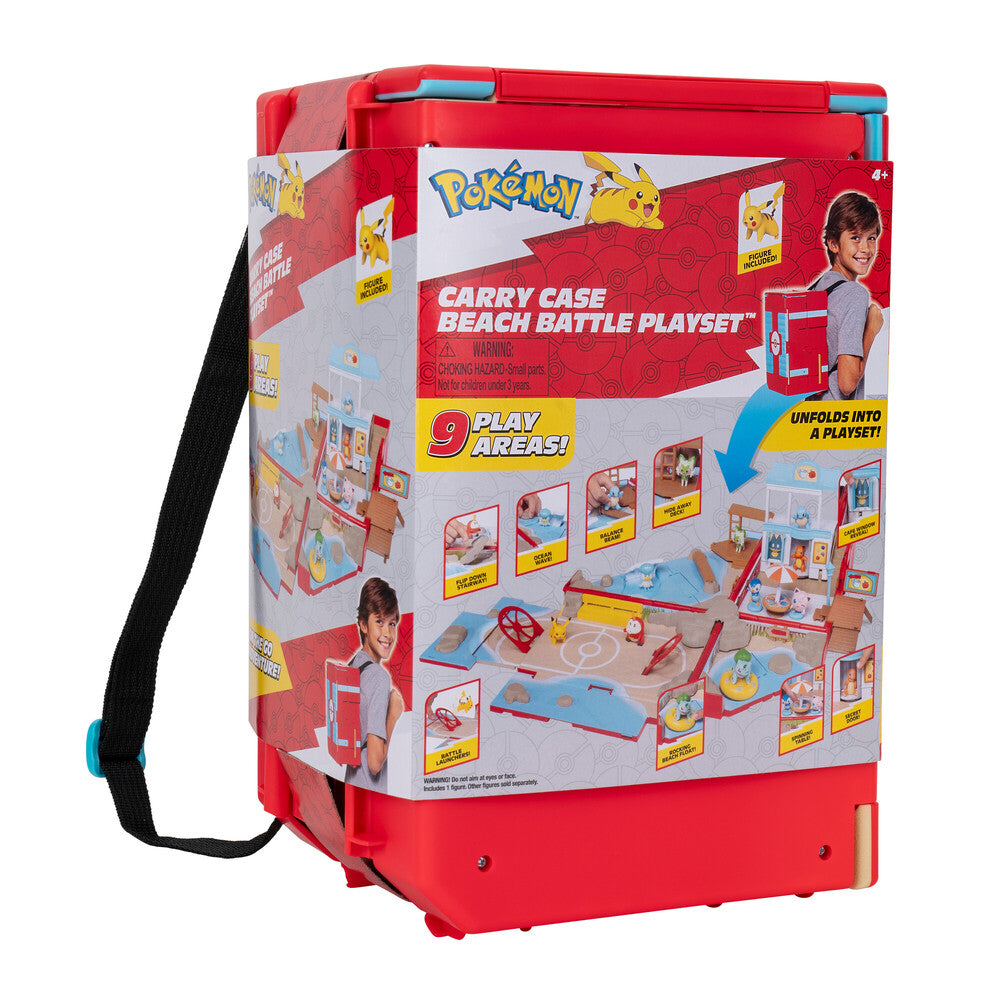 POKEMON CARRY CASE BEACH PLAYSET