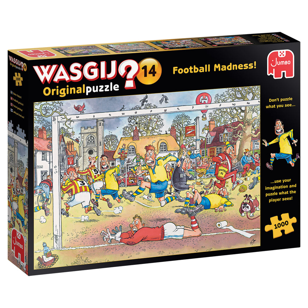 Puslespil Wasgij Original 14 Football Madness! 1000 brikker