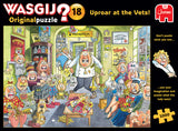 Puslespil Wasgij Original 18 Uproar at the Vets! 1000 briks