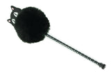 Kuglepen med kattemotiv og pom pom asst