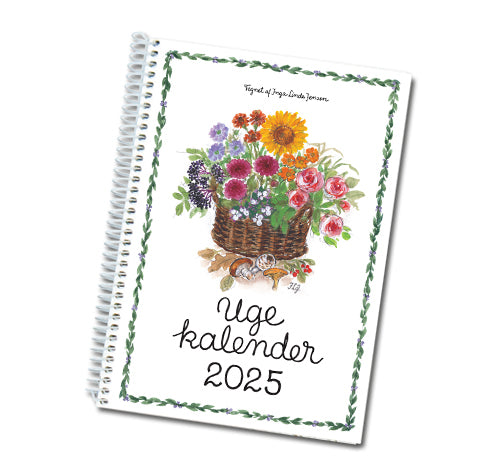 Ugekalender 8x12 cm 2025