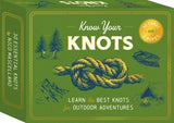 D1 Know Your Knots: Learn the best knots for outdoor adventures - 30 cards and 2 ropes