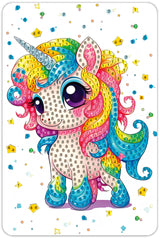 Diamond art UNICORN CARTOON 10 x 15 cm