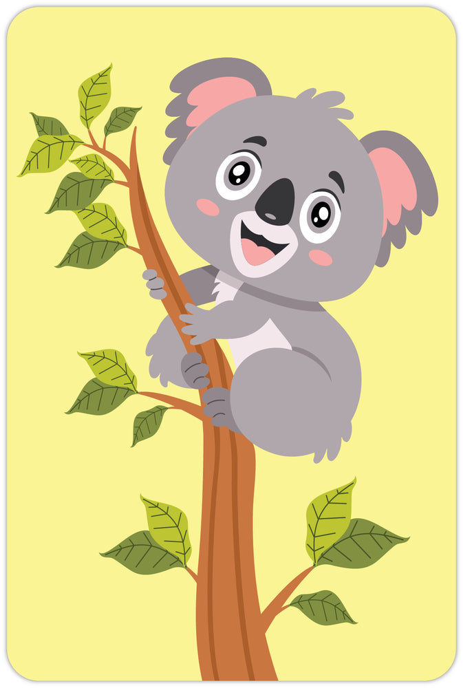 Diamond art koala i træ 10 x 15 cm