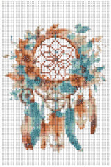 Diamond art drømmefanger 20 x 30 cm