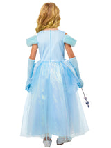 Deluxe Lyseblå Prinsesse Kjole med tilbehør str. 3-4 år