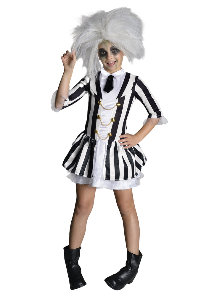Beetlejuice kjole str. 5-7 år
