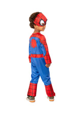 Spidey kostume med maske str. 5-6 år