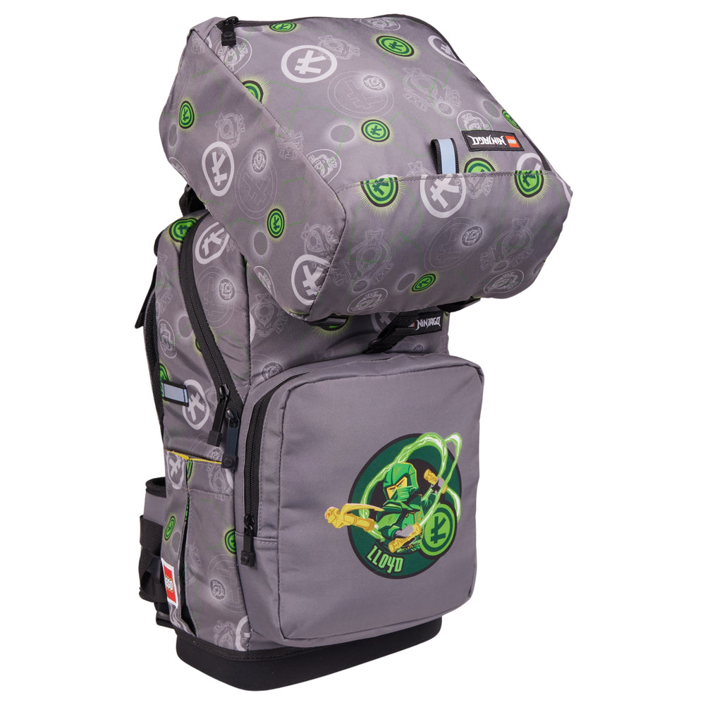 Skoletaske LEGO Optimo Ninjago Master of Energy 20L inkl. Gymnastikpose