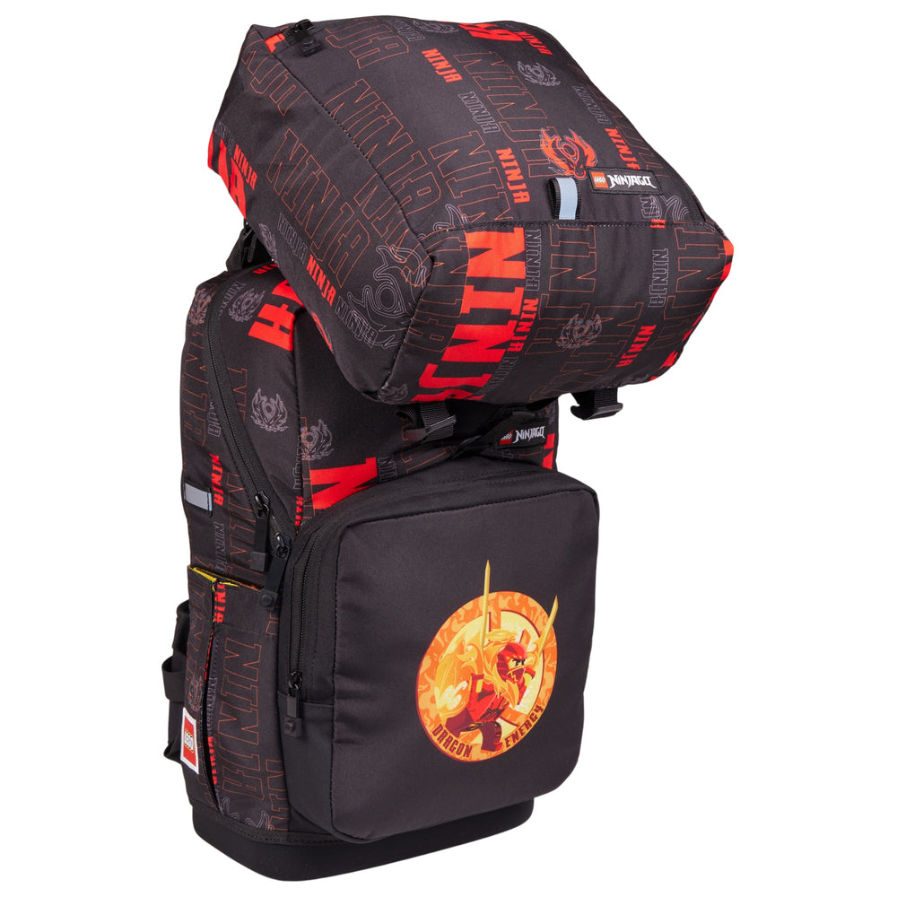 Skoletaske LEGO Optimo Ninjago Dragon Energy 20L inkl. Gymnastikpose