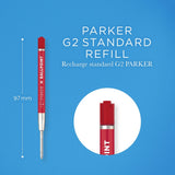 Refill rød Parker Economy Quinkflow
