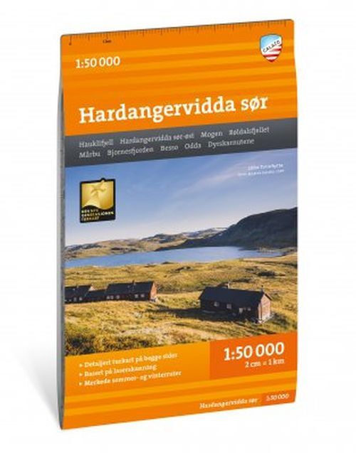 Hardangervidda sør 1:50 000