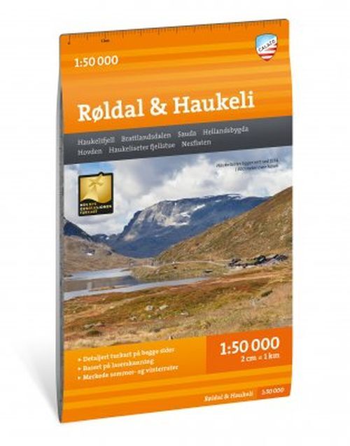 Røldal & Haukeli 1:50 000