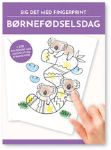 Fingerprint kort 3 år m/konvolut og stempelpude