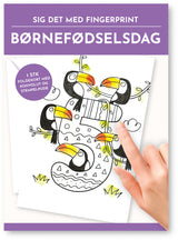 Fingerprint kort 5 år m/konvolut og stempelpude