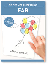 Fingerprint kort far gave m/konvolut og stempelpude