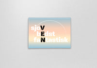 Magnet med citat ven, du er fantastisk