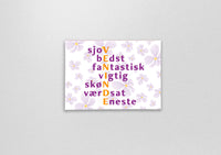 Magnet med citat veninde, du er fantastisk