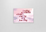 Magnet med citat datter, du er fantastisk