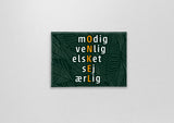 Magnet med citat onkel, du er fantastisk