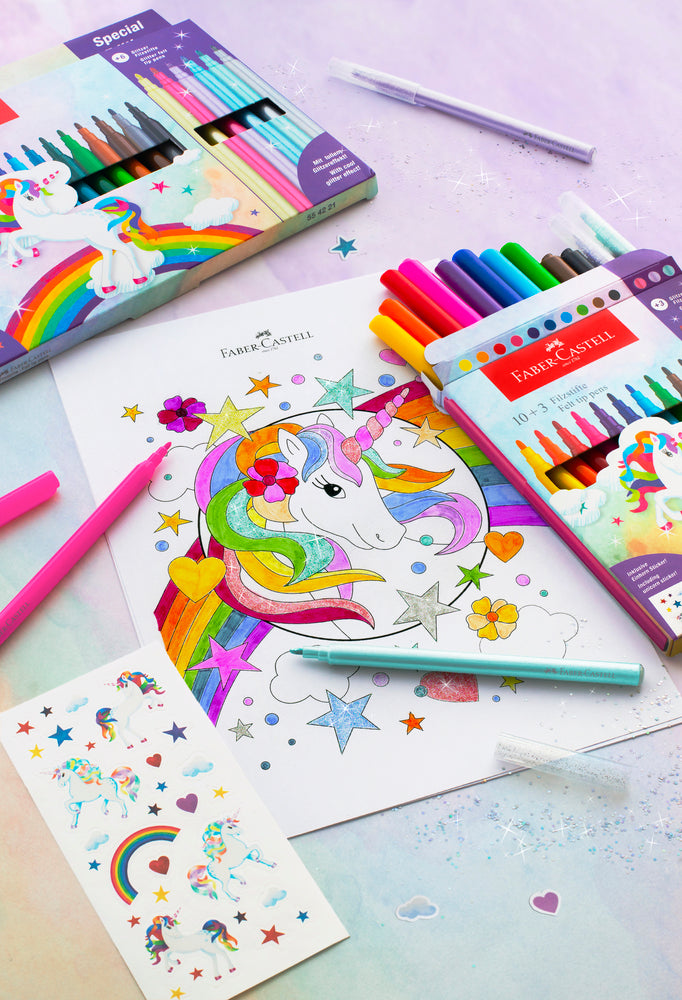 Tusser Faber-Castell Unicorn 18 + 6 Pastel