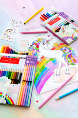 Tusser Faber-Castell Unicorn 18 + 6 Pastel