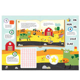 Wacky Wonders aktivitetsbog med 120 ord + stickers