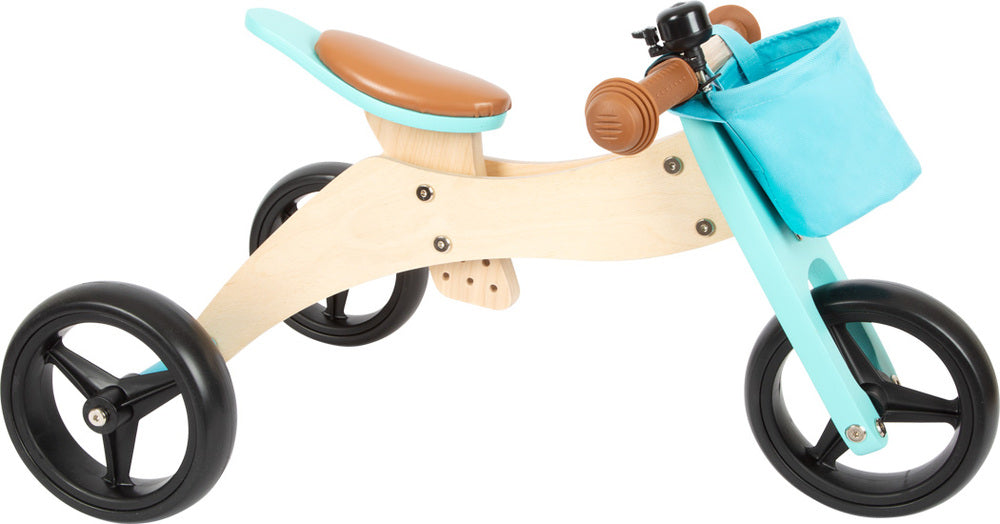 Løbecykel 2 i 1 - Trike Maxi, turkis