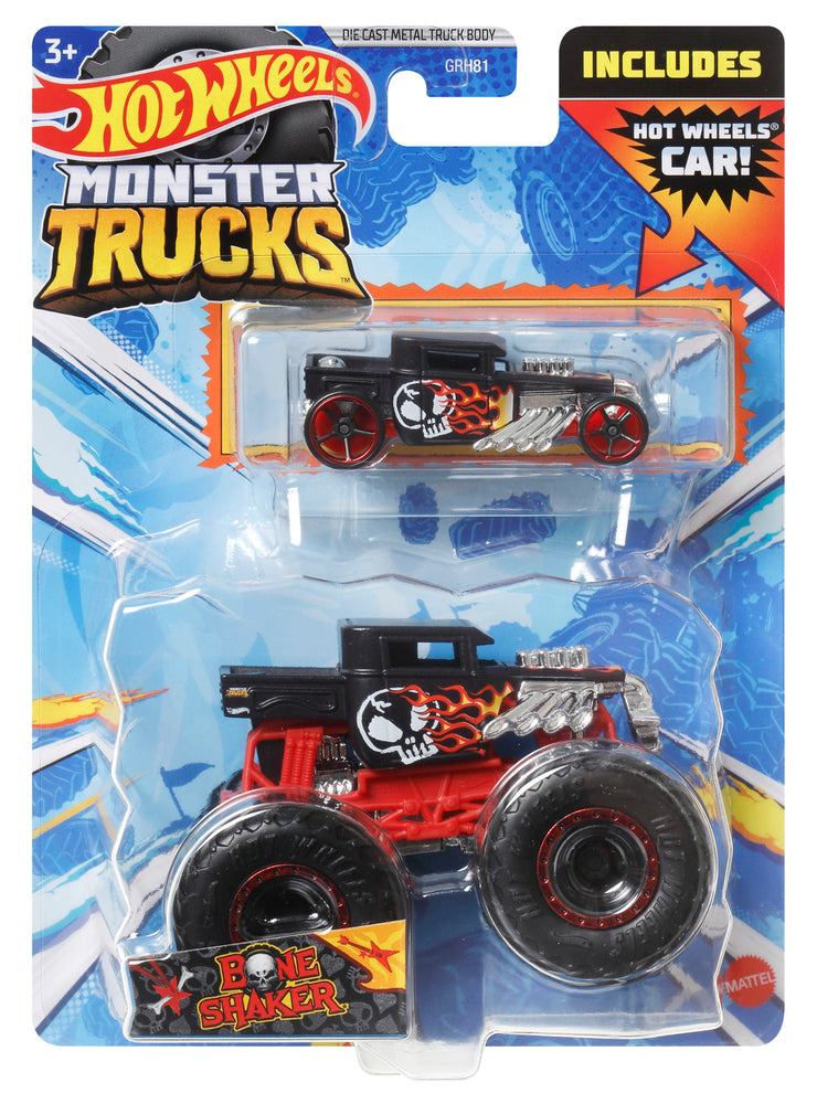 Hot Wheels Monster Trucks 1:64 Single and Promo Car Asst.