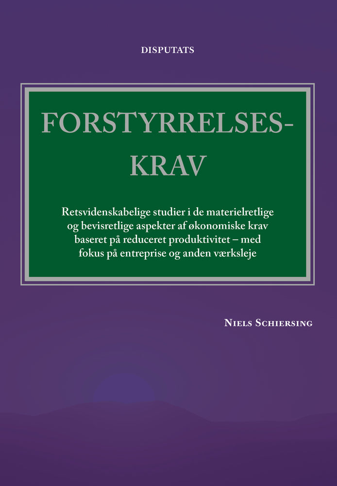 Forstyrrelseskrav