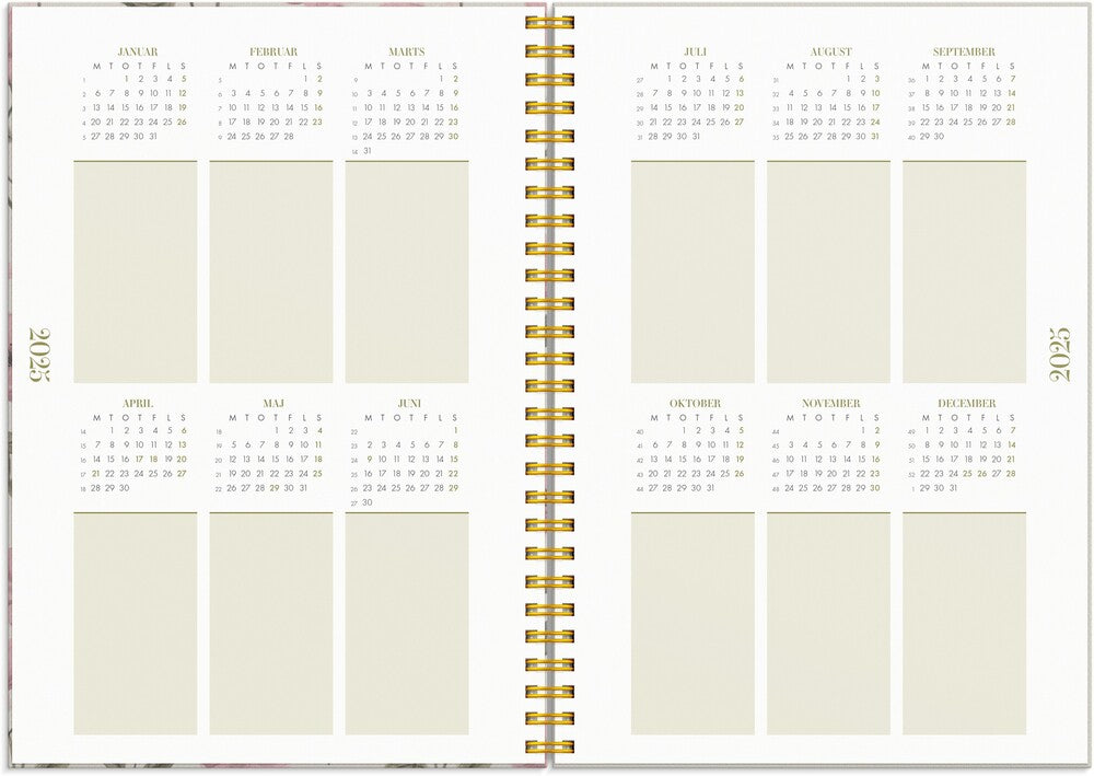Mayland studiekalender 25/26 Life planner essentials A5