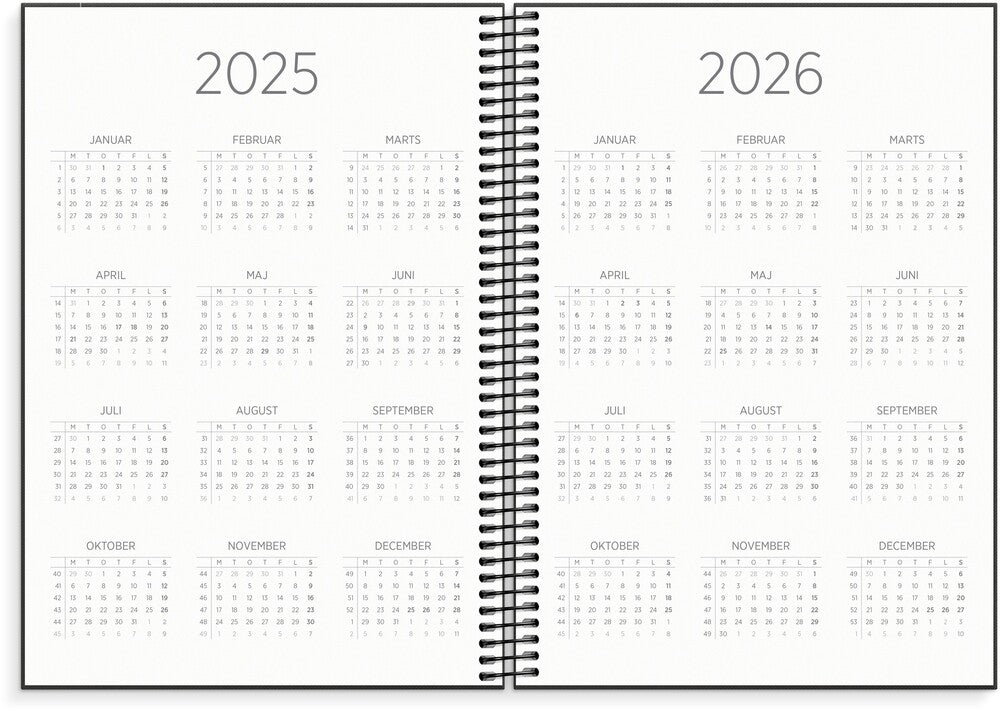 Mayland studiekalender 25/26 A5 uge organizer & notes