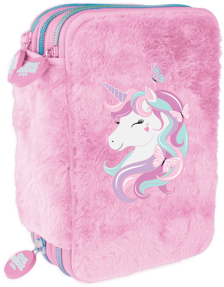 Tinka trippel unicorn rosa m/indhold