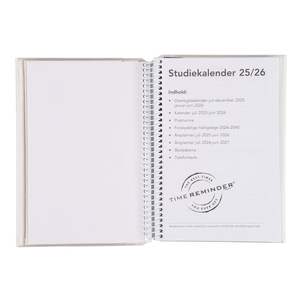 LEKTIEKALENDER 2025/26 4 I 1 UGEOPSLAG M/NOTATSIDE M/2KLAPPE