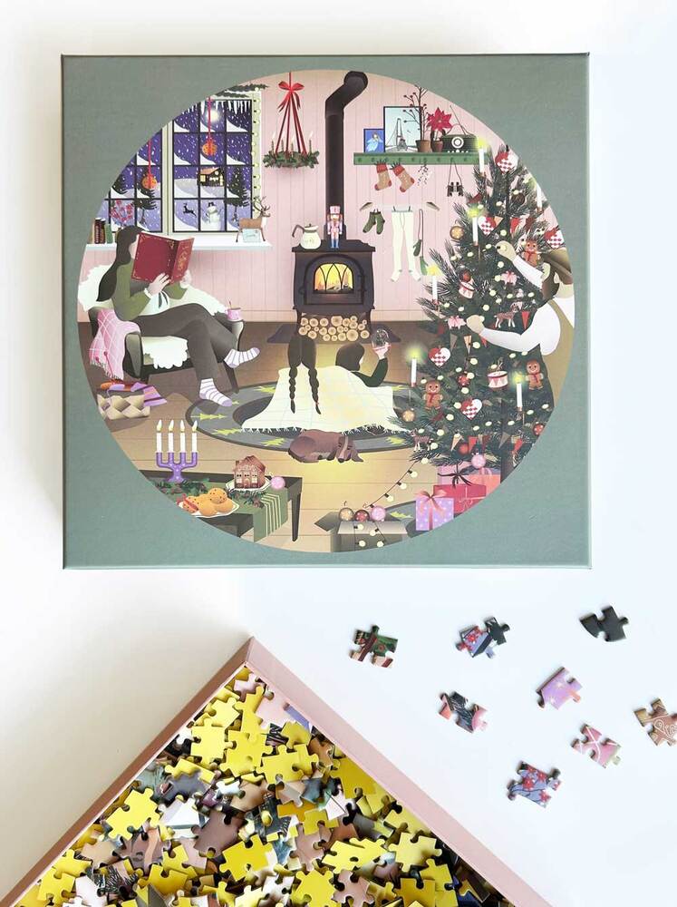 PUSLESPIL WONDERFULL CHRISTMASTIME 1000 BRIKKER