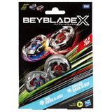 Beyblade X Tail Viper 5-80O & Sword Dran 3-60F Top Dual Pack