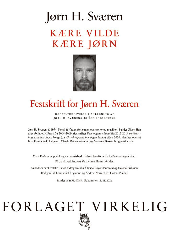 Kære Vilde / Kære Jørn
