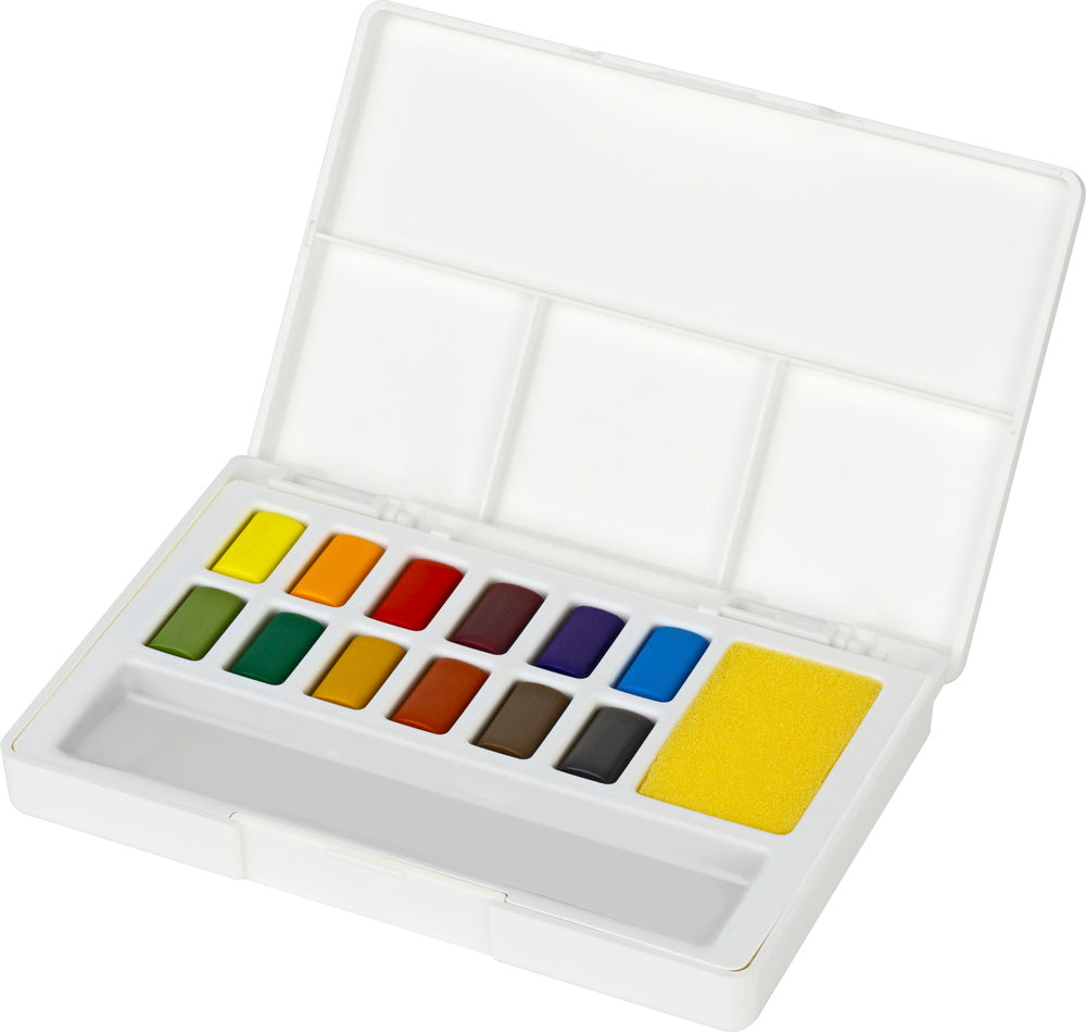 Faber-Castell Watercolour 12 ass i palette