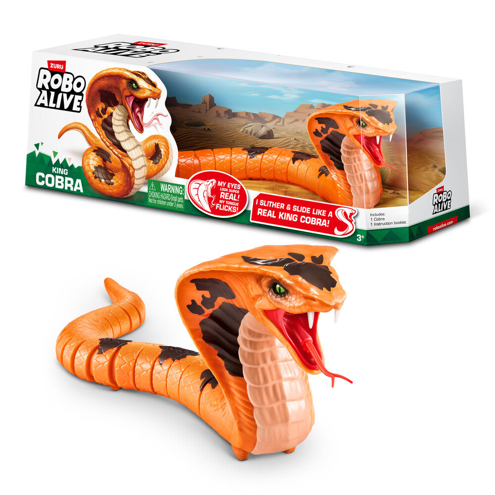 Robo Alive King Cobra orange