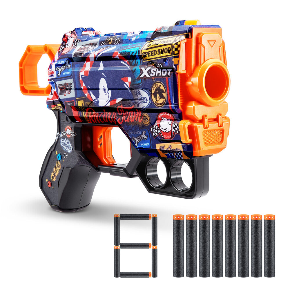 Xshot Skins Sonic Menace med 8 darts ass