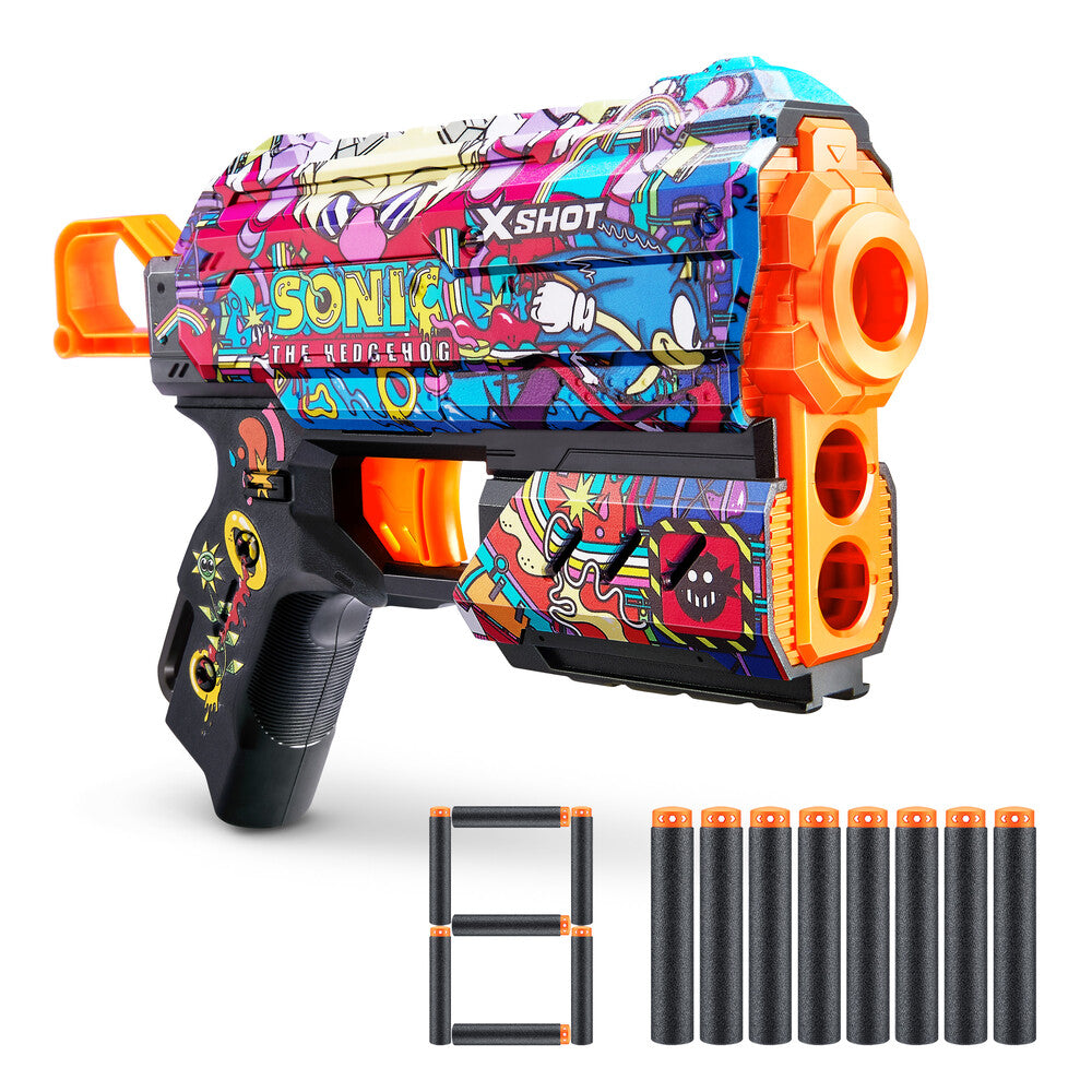 X-SHOT SKINS FLUX 8 Darts ass