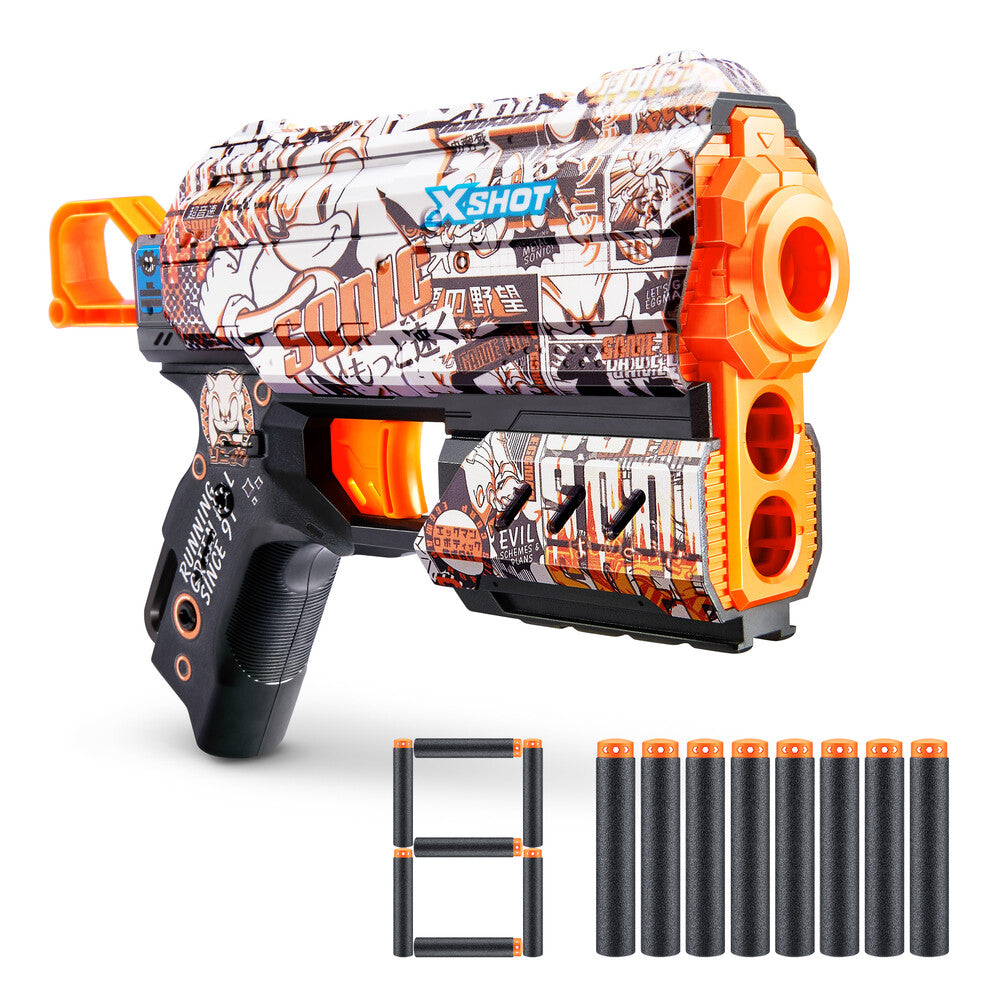 X-SHOT SKINS FLUX 8 Darts ass