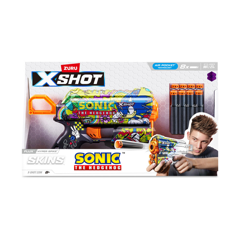X-SHOT SKINS FLUX 8 Darts ass