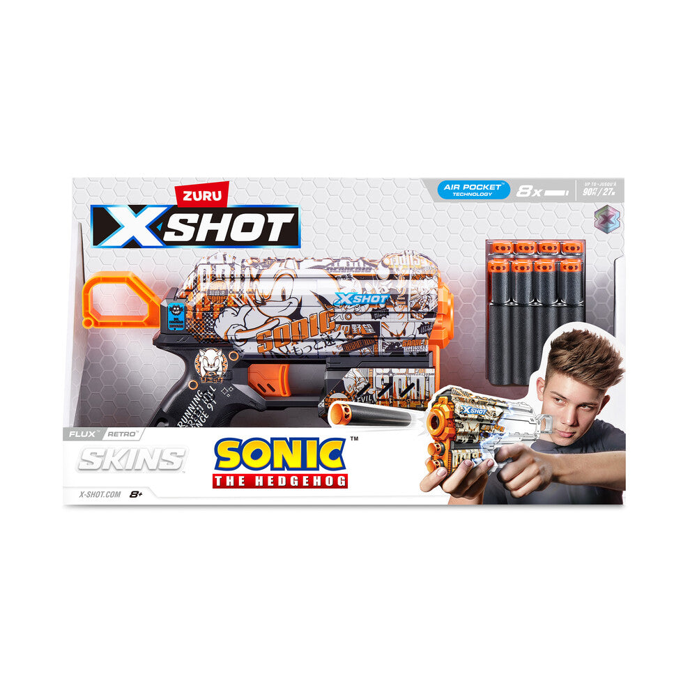 X-SHOT SKINS FLUX 8 Darts ass